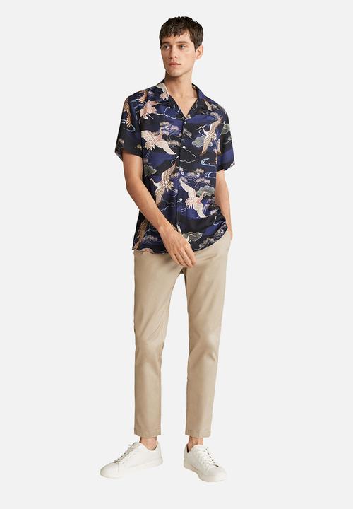 MANGO - Trek shirt - navy