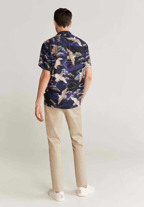 MANGO - Trek shirt - navy