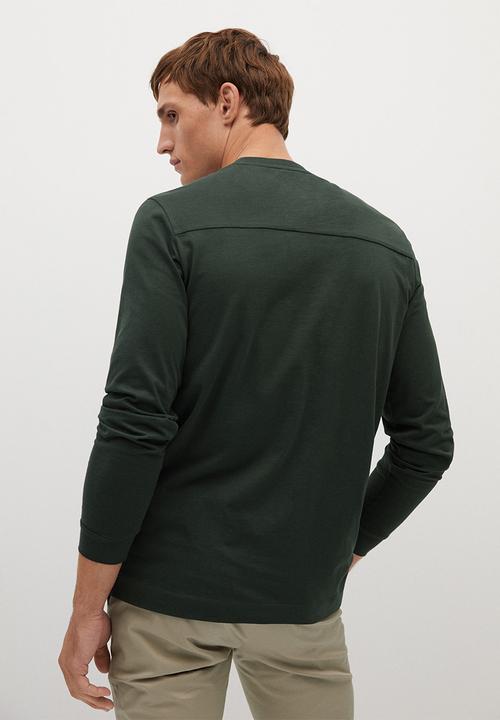 MANGO - Gareth T-shirt - khaki