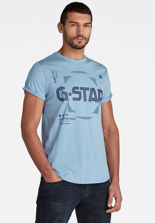 G-STAR - Lash graphic r short sleeve tee - delta blue
