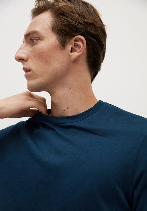 MANGO - Gareth T-shirt - navy