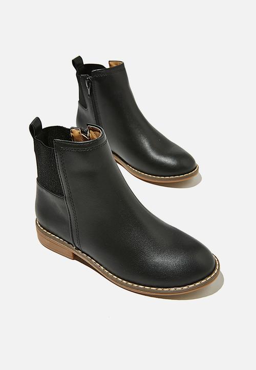 Cotton On - Step gusset boot - black