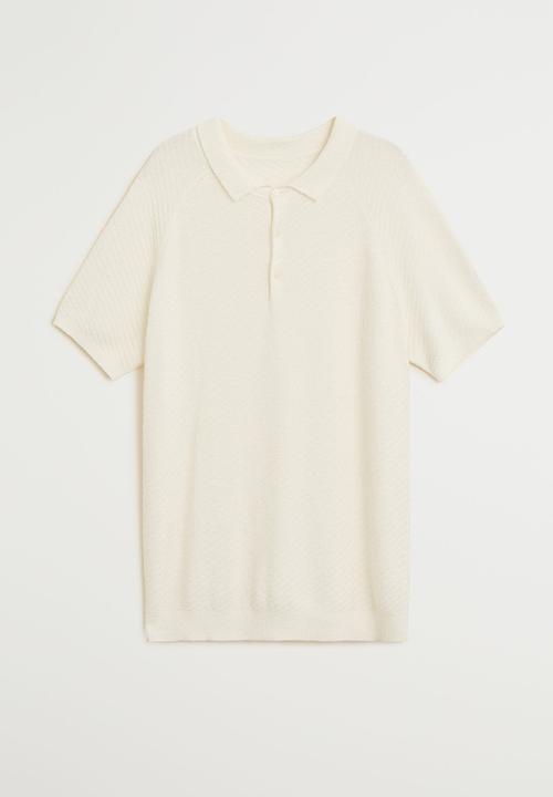 MANGO - Cher polo - white