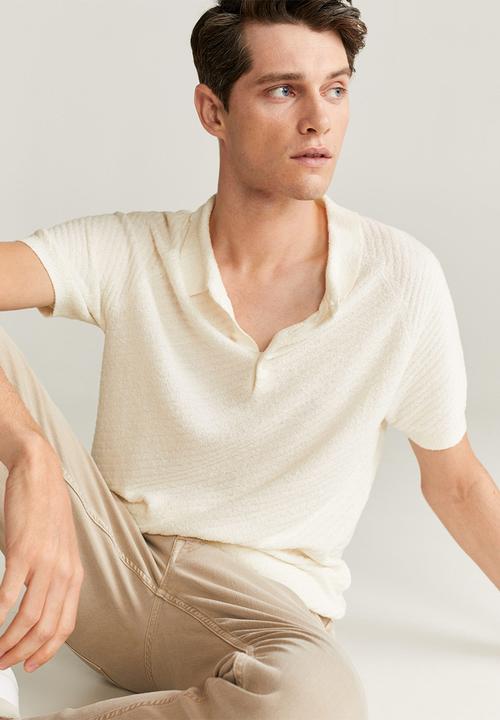 MANGO - Cher polo - white