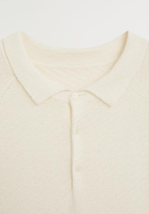 MANGO - Cher polo - white