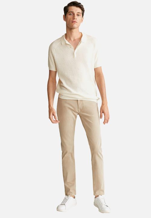 MANGO - Cher polo - white
