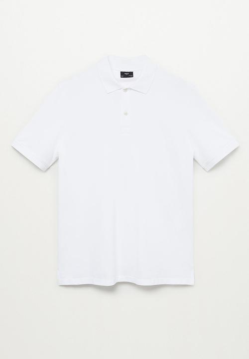 MANGO - Rea polo - white