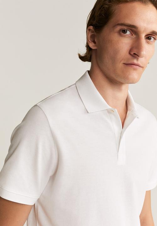 MANGO - Rea polo - white