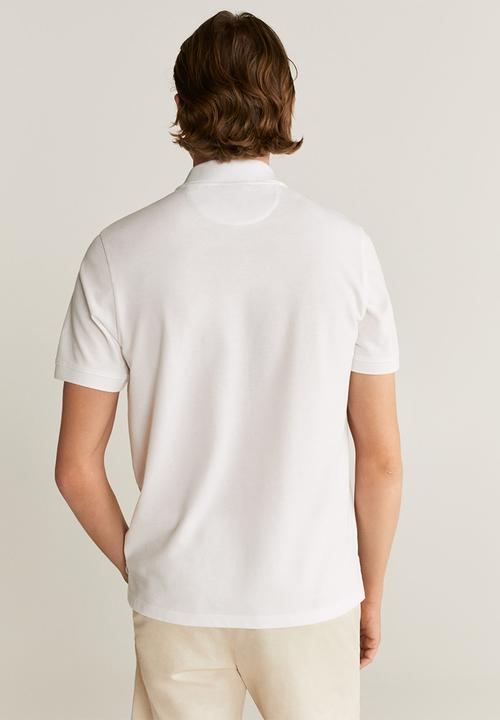 MANGO - Rea polo - white