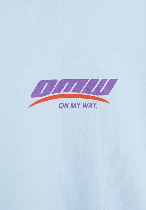 MANGO - Embro-i T-shirt - blue