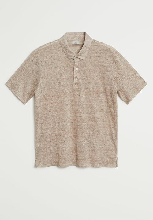 MANGO - Amberes polo - beige