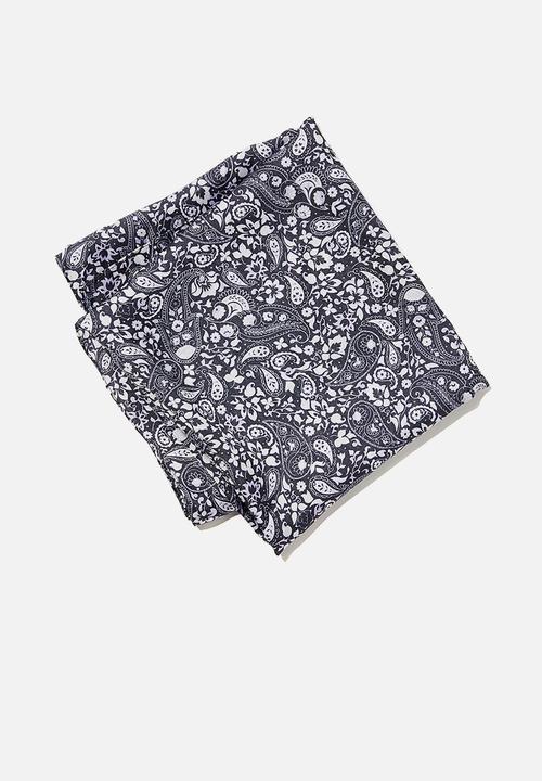 Rubi - Versatile scarf - nola paisley black