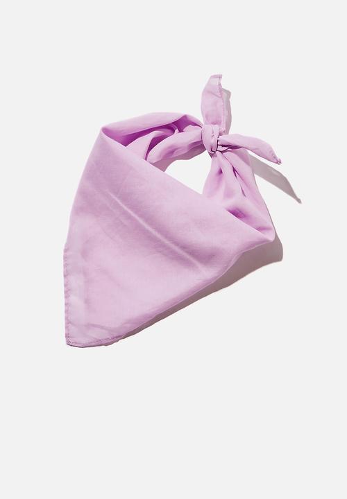 Rubi - Soho bandana - light lilac cotton