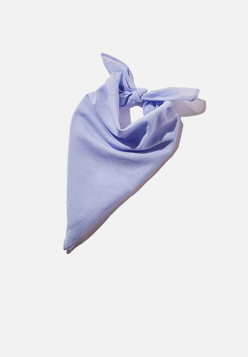 Rubi - Soho bandana - powder blue cotton