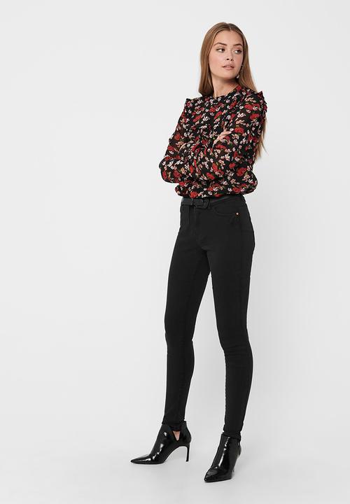 Jacqueline de Yong - Chili long sleeve top - multi 