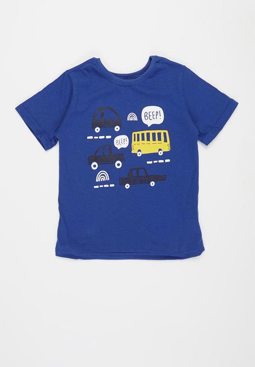 Pop Candy - Younger boys pj set - blue & black