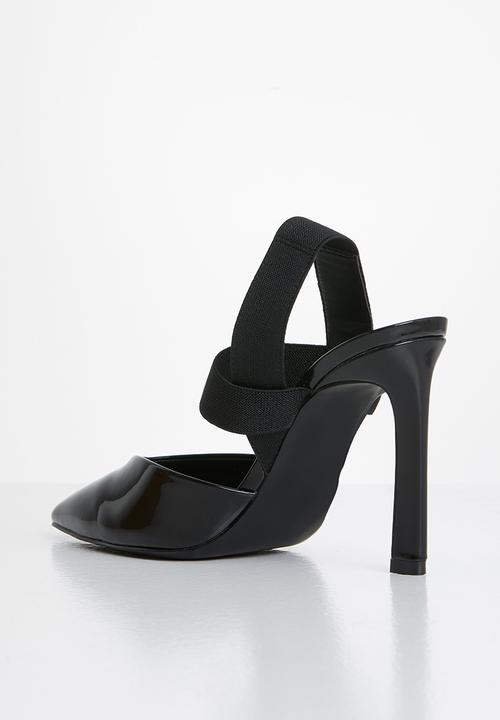 Call It Spring - Blossom heel - black