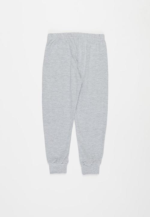 Pop Candy - Younger boys pj set - orange & grey