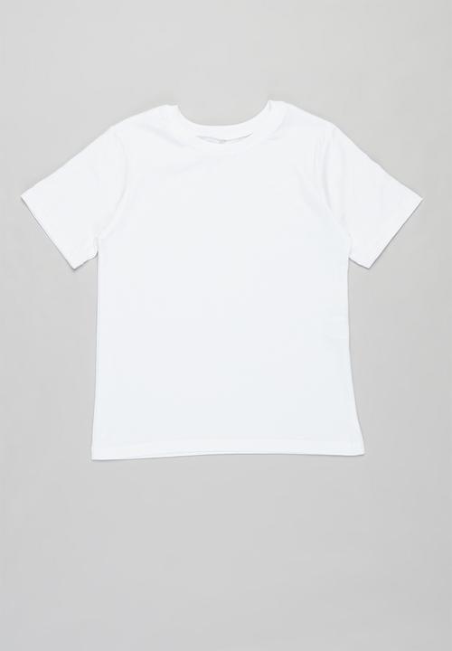 Pop Candy - Younger girls 2 pack printed tees - white & navy