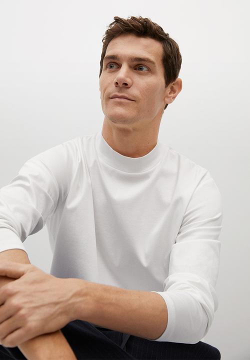 MANGO - Kastor T-shirt - white