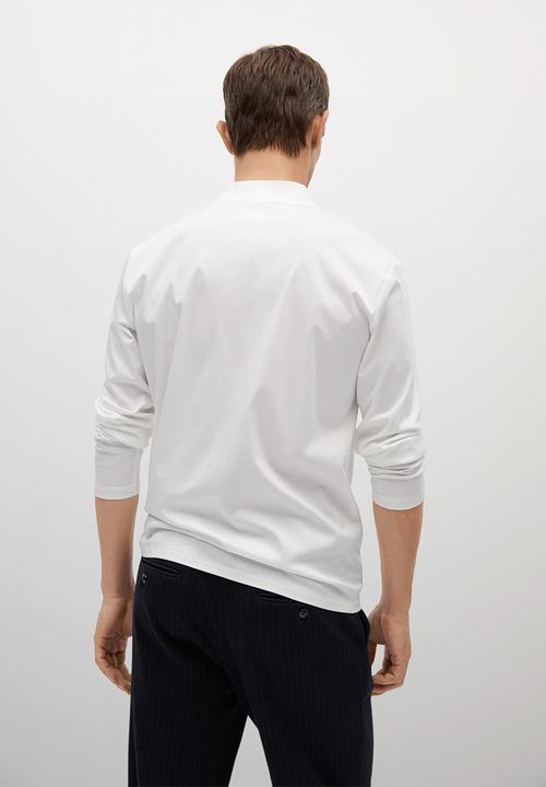 MANGO - Kastor T-shirt - white