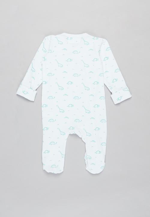 Superbalist Kids - 2 pack sleep suit - white & dark navy