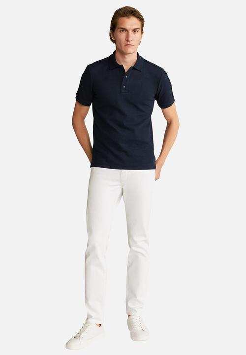 MANGO - Athan polo - navy