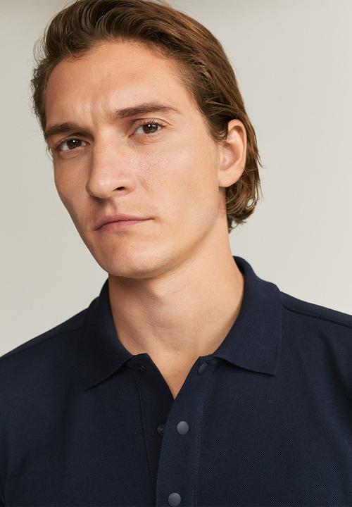 MANGO - Athan polo - navy