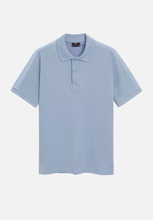 MANGO - Athan polo - blue 