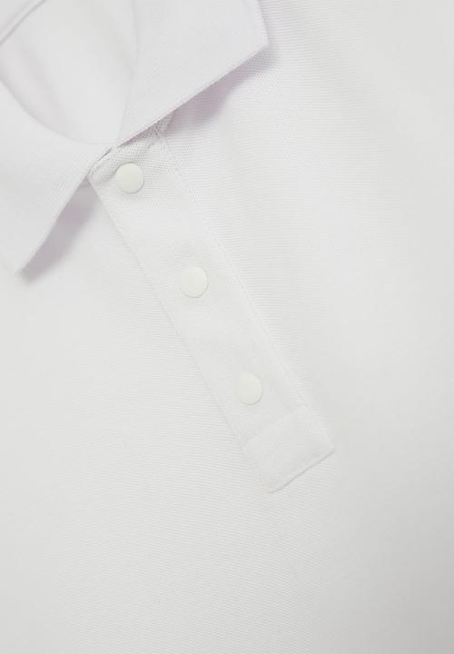 MANGO - Athan polo - white