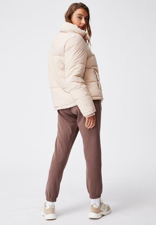 Cotton On - The recycled mother puffer - creme brulee