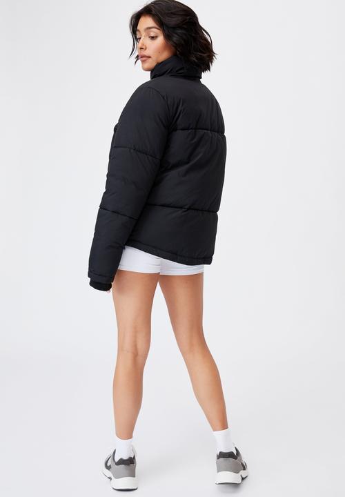 Cotton On - The recycled mother puffer - black