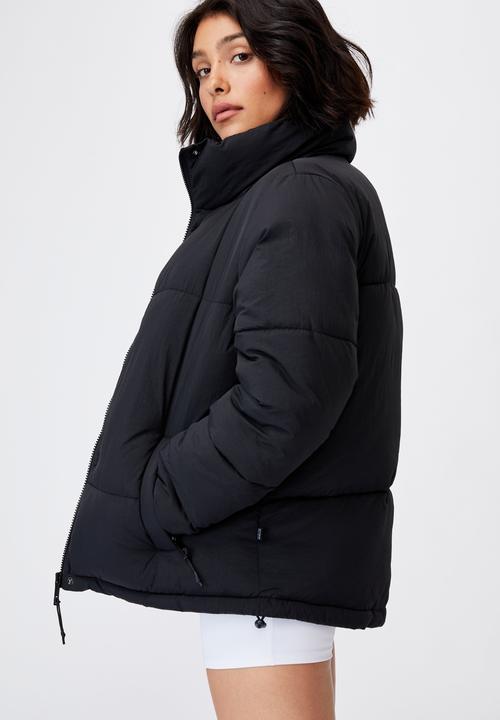 Cotton On - The recycled mother puffer - black