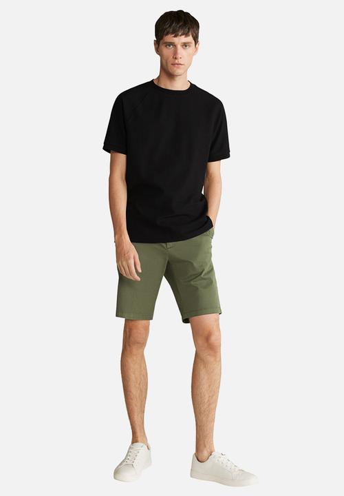 MANGO - T-shirt eudor - black