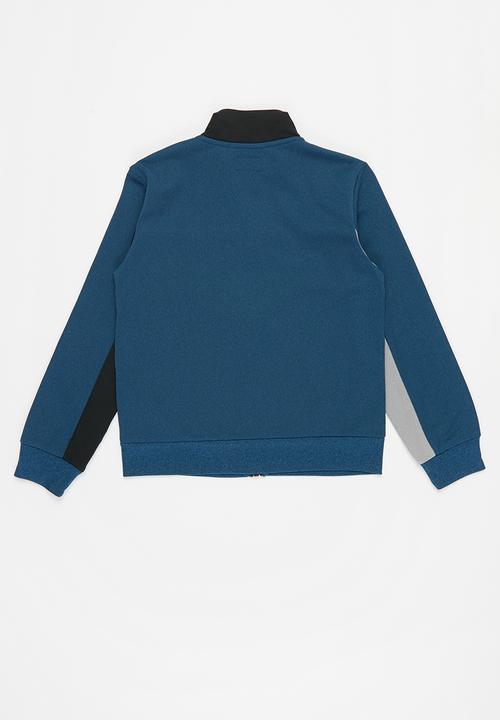 Converse - Cnvb colourblock track jacket - cape blue heather