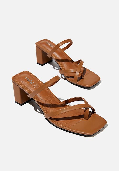 Cotton On - Isla toe loop heel - tan 