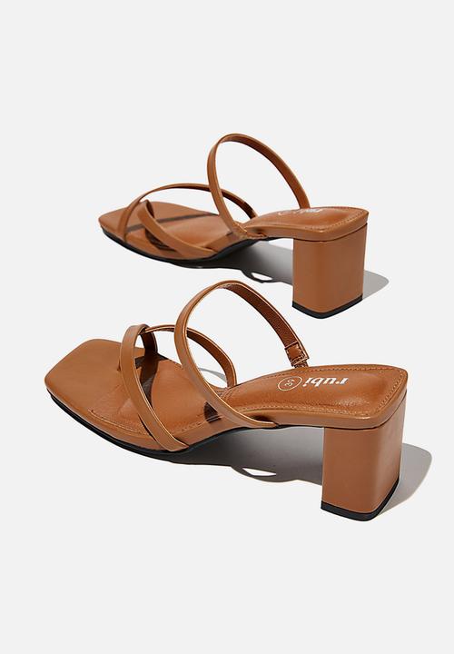 Cotton On - Isla toe loop heel - tan 