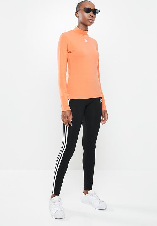 adidas Originals - Originals fitted long sleeve tee - orange