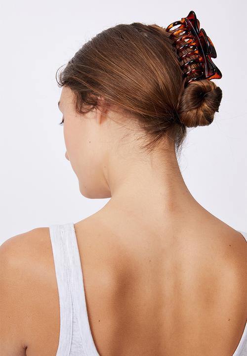 Rubi - Kiley hair claw - amber