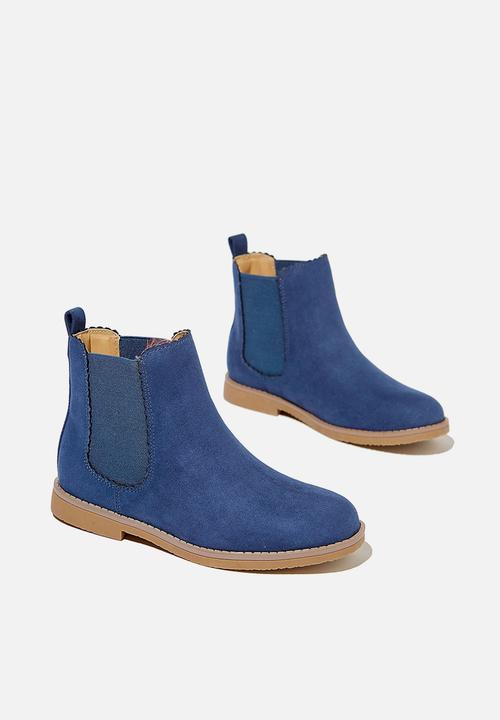Cotton On - Scallop gusset boot - vintage navy
