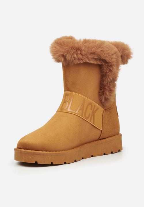 Miss Black - Rae slipper boot - tan