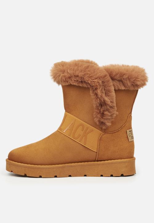 Miss Black - Rae slipper boot - tan