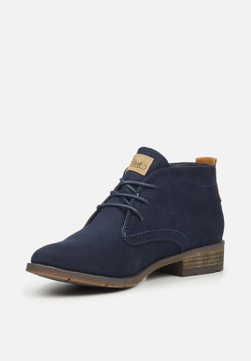 Miss Black - Safari bootie - navy