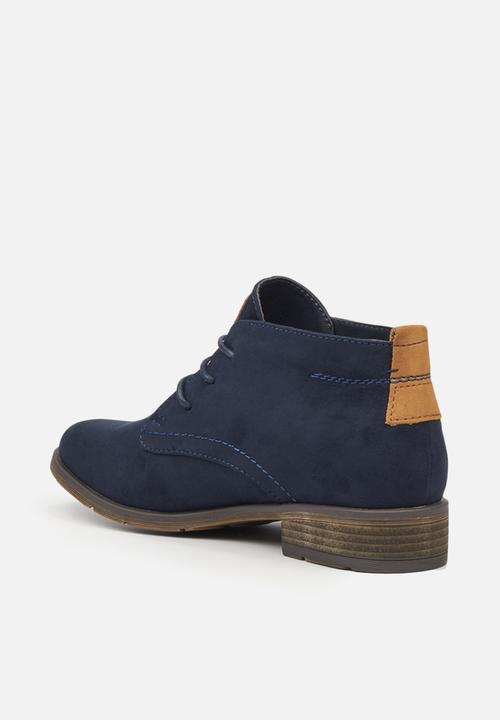 Miss Black - Safari bootie - navy