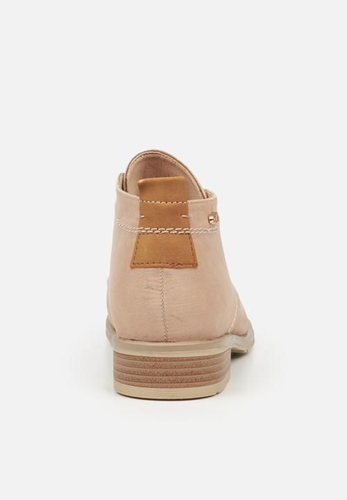 Miss Black - Safari bootie - pink