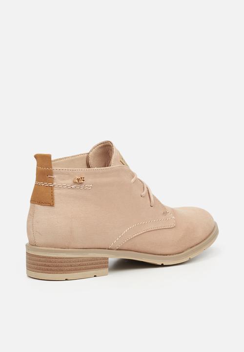 Miss Black - Safari bootie - pink