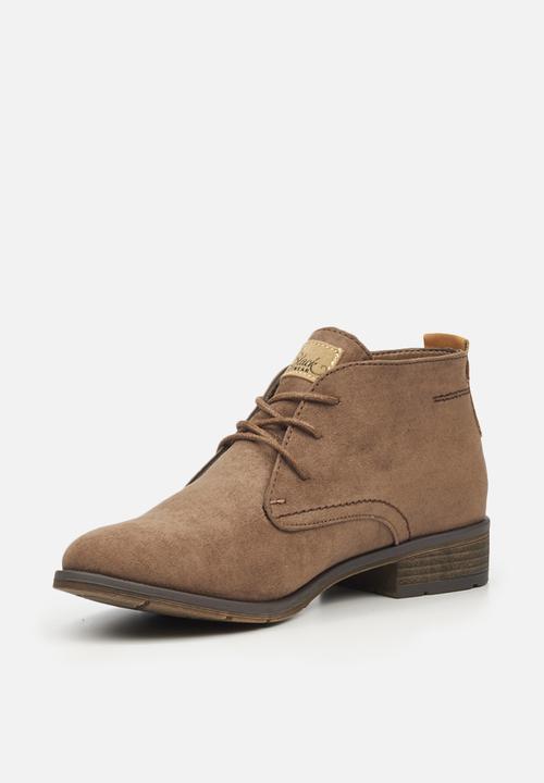 Miss Black - Safari bootie - taupe