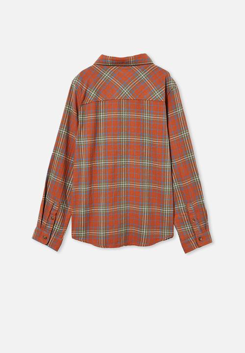 Free by Cotton On - Rocky long sleeve shirt - amber 