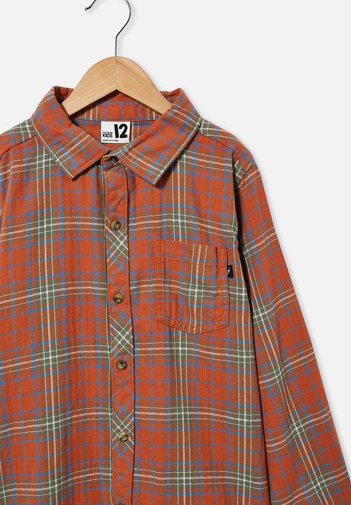 Free by Cotton On - Rocky long sleeve shirt - amber 