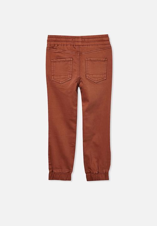 Cotton On - Chad jogger - rusty brown